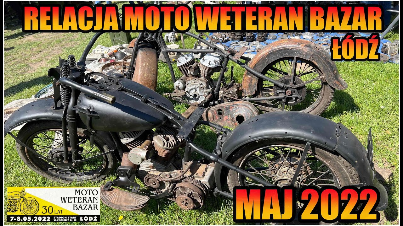 MotoWeteranBazar Łòdź Maj 2022 Relacja Ceny Motocykli Spacer po Bazarze Motocyklowym