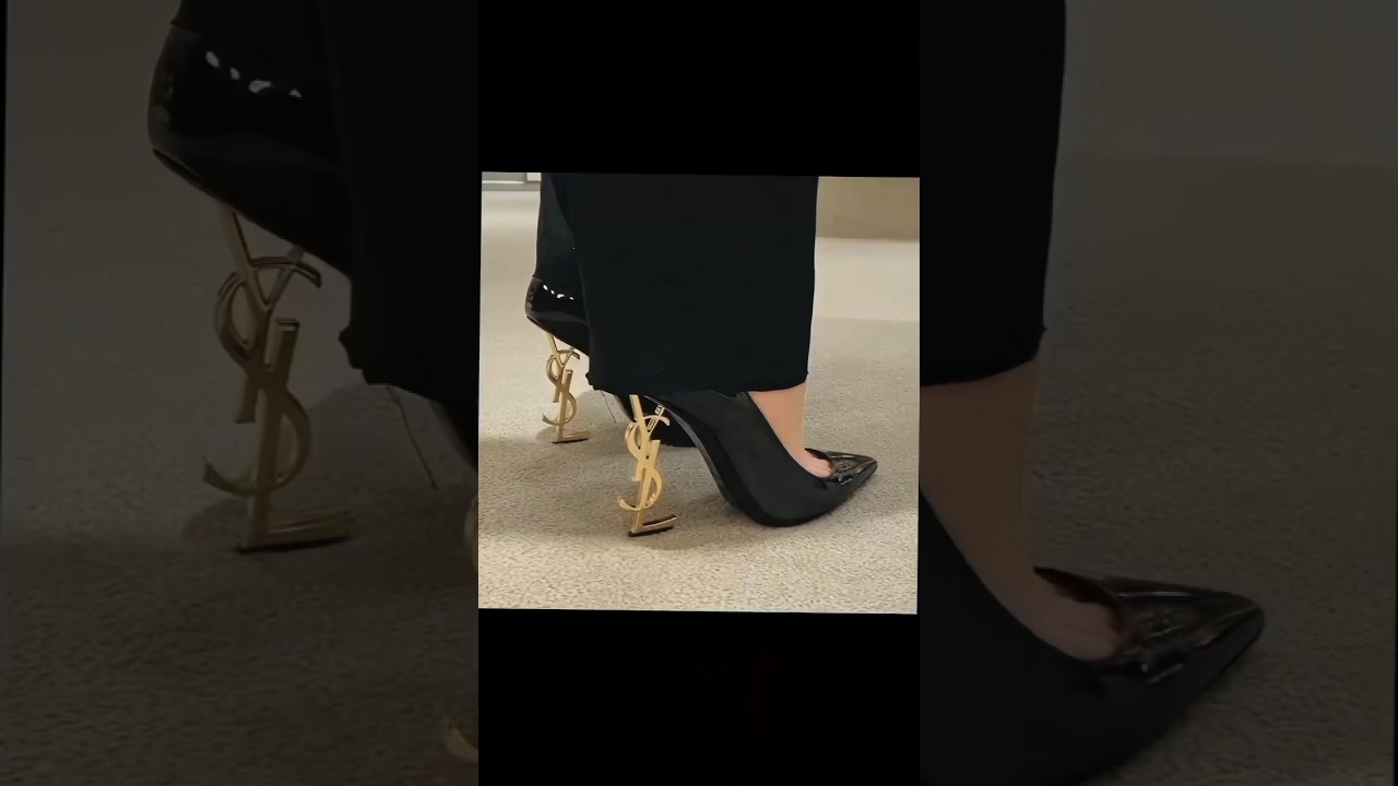 YSL heels 👠😎 #aestheticvibes #ysl #yslheels #motivational #youtubeshorts #fypシ #kpop #aura #shorts