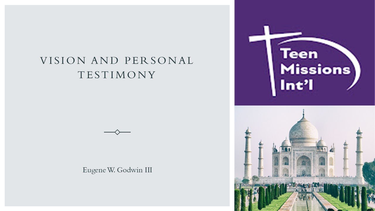 Raising Support to join Staff with Teen Missions International