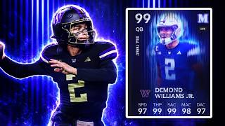 Is 99 Demond Williams an ELITE QB in CUT 26?