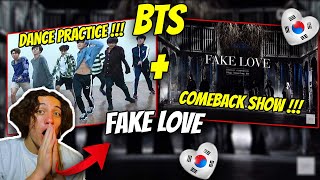 BTS 'FAKE LOVE' Dance Practice + BTS COMEBACK SHOW !!! | South African Reaction