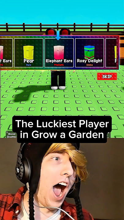 The Luckiest Player in Grow a Garden