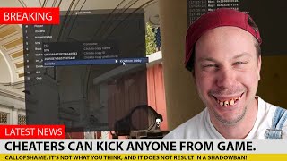 BLACKOPS 6 CHEATERS CAN KICK ANYONE FROM GAMES WITH TOOL.
