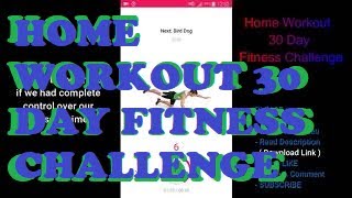 ✅ home WORKOUT 30 Day FITNESS Challenge ✅ FREE Android APPS screenshot 2