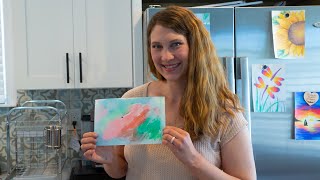 Watercolor Ice Painting