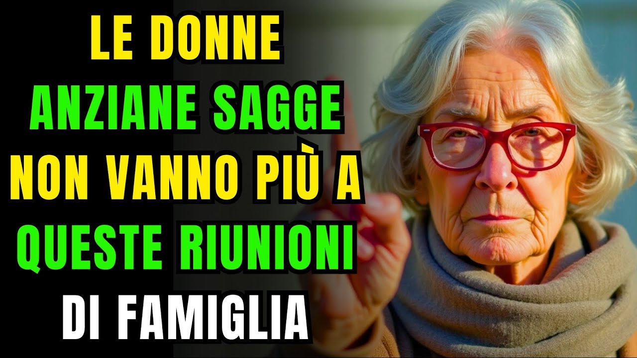8 ragioni per cui le donne anziane INTELLIGENTI evitano le riunioni familiari