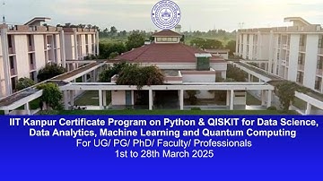 Are you ready for DS/ DA/ ML/ QC? Transform your career! https://www.iitk.ac.in/mwn/DSDAQ/index.html