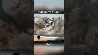 Godzilla vs Titan X Fight Scene Most Realistic Battle | Monarch Legacy Season 2 #godzilla #shorts
