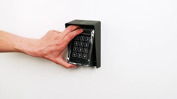 How to install AXIS A4120-E with a weathershield in a single gang box