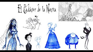 El Cadáver de la Novia: Arte Conceptual y Diseño de Personajes