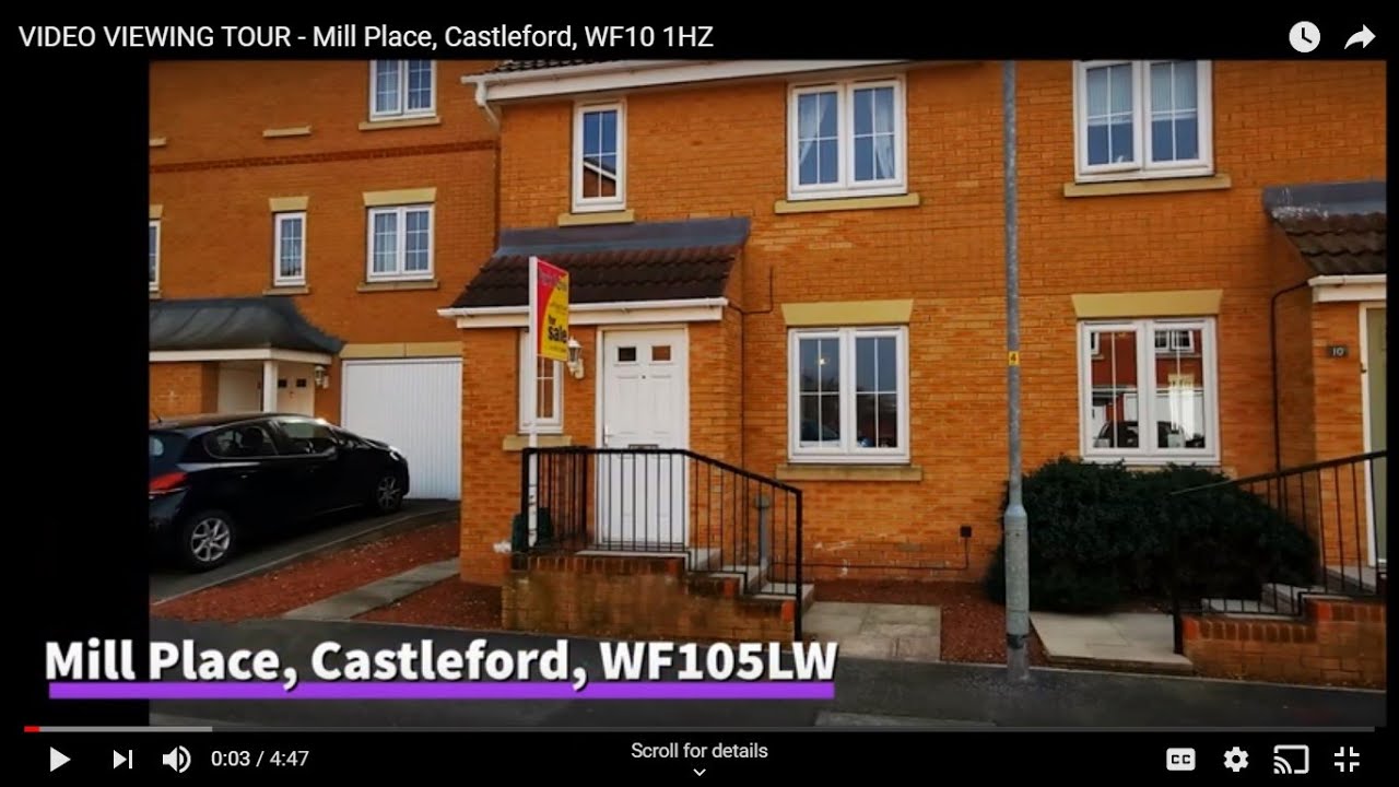 VIDEO VIEWING TOUR Mill Place, Castleford, WF10 1HZ YouTube