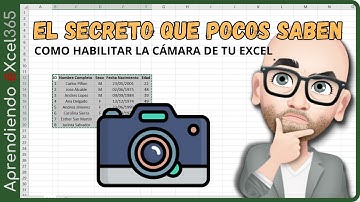 Como usar la CÁMARA de #excel  para crear CAPTURAS de PANTALLA #tips