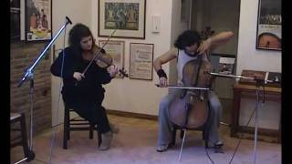 Miniatura del video "IRON MAIDEN Fear of the Dark Live - Violin - Cello - Lydia and Constantinos Boudounis"