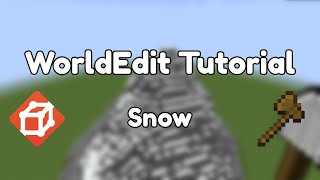 [Reupload] WorldEdit Snow Brush and Command Tutorial