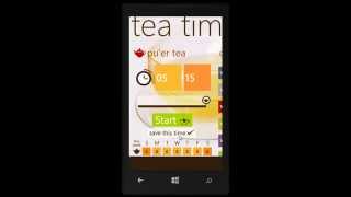 Tea Timer for Windows Phone screenshot 2