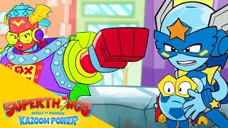 La Batalla De Los Superbots Superthings Serie De Dibujos Para Niño Éroes