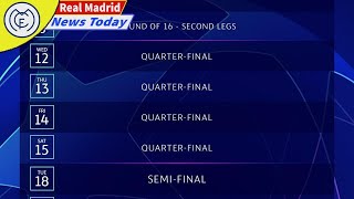 Champions League fixtures, dates, calendar - news today