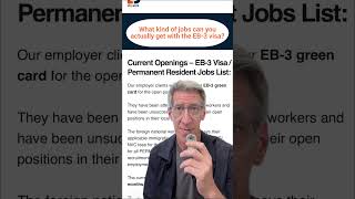 What kind of jobs can you actually get with the EB-3 Visa? | EB3.Work