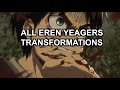 All Transformations from Eren Yeager in Attack on Titan ALL SEASONS (Sub) Mp3 Song
