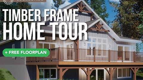 Inside a Hybrid Timber Frame Home (60s Quick Tour)