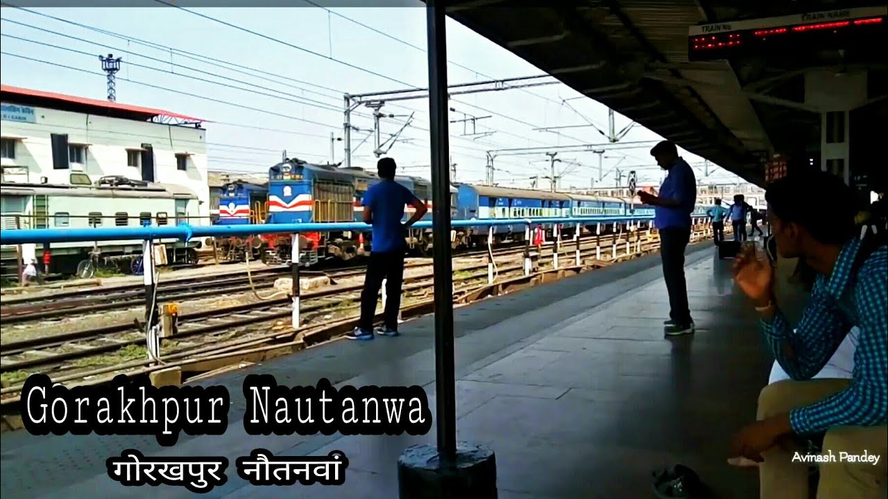 GORAKHPUR TO NAUTANWA Nepal Border Passenger Train Departing gorakhpur-to-nautanwa-nepal-border-passenger-train-departing