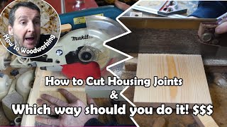 How to cut a housing joint by hand and why you shouldn't do it!