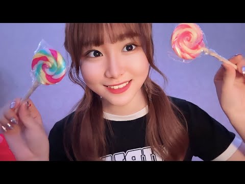 【ASMR】飴をなめる音・雑談【SUB】Candy licking sound and chatting
