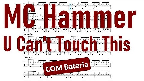 U Can't Touch This Drums version - Drums performance video thumbnail
