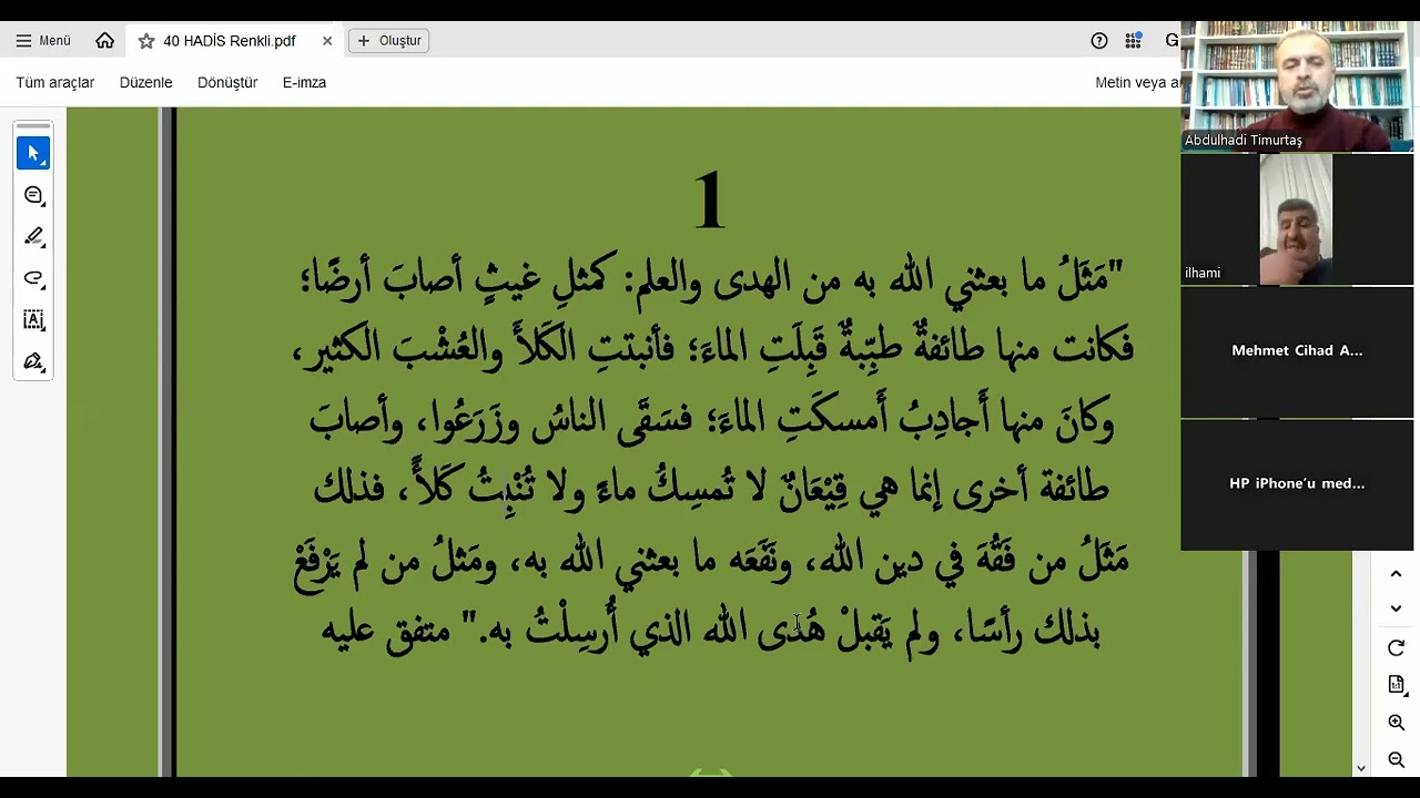 Nebevi Hikmet  Dersleri 1