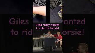 Giles Panton REALLY wanted to ride the horse! #thebrokenhorn #dnd5e