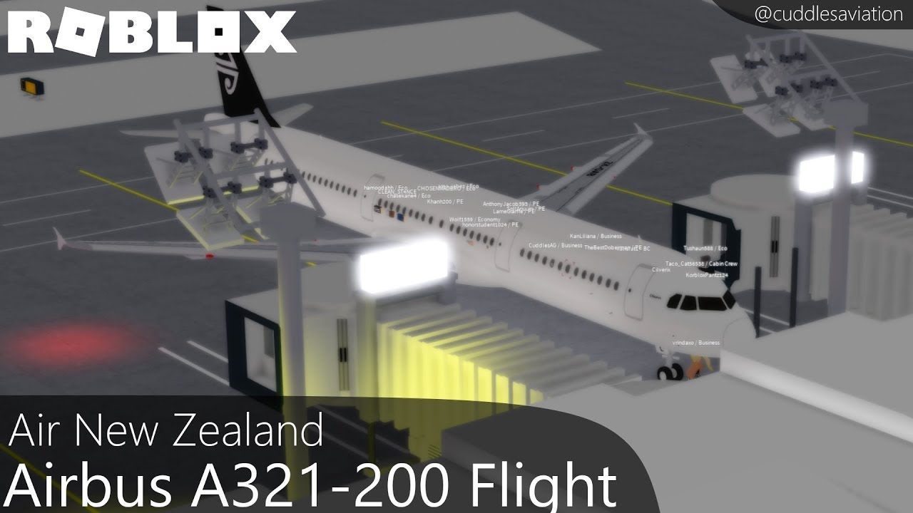 ROBLOX - Air New Zealand Airbus A321-200 Flight