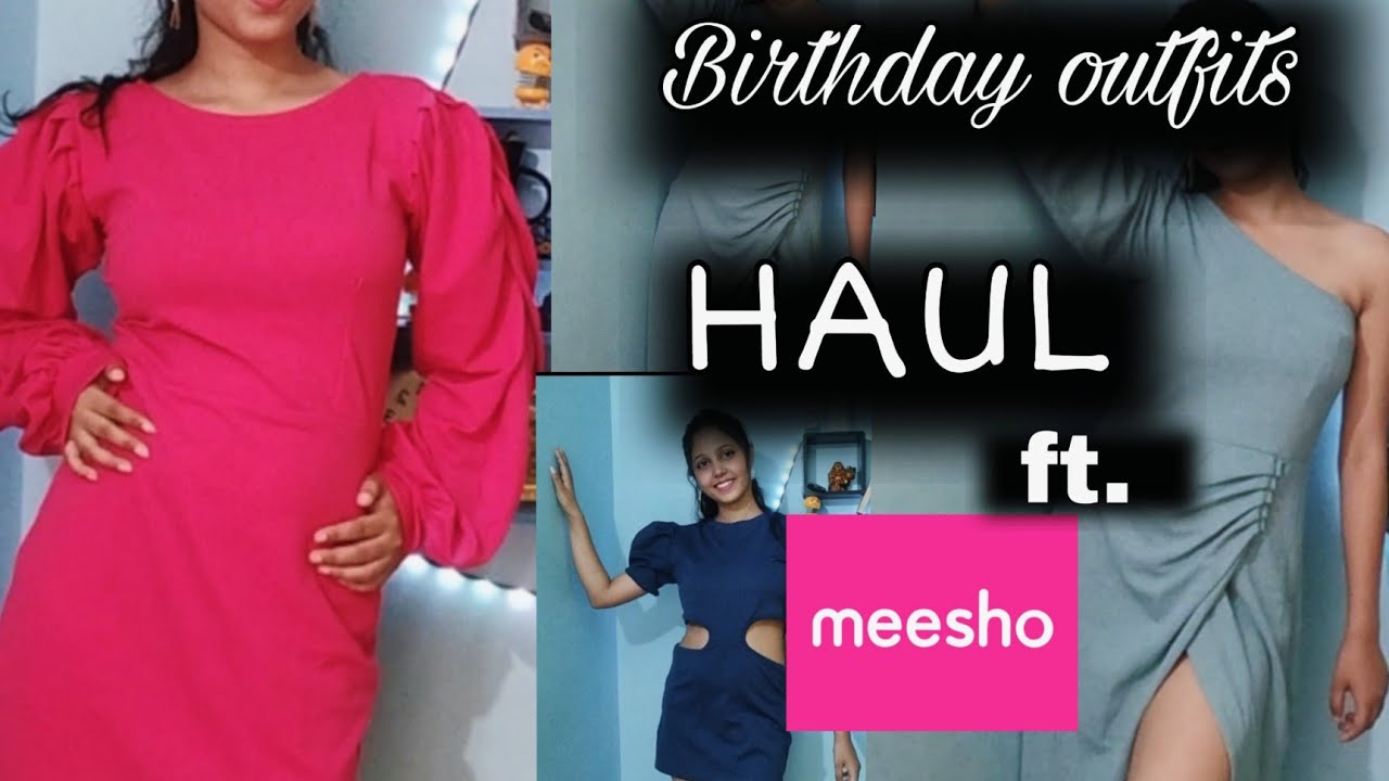 Meesho dresses haul under 500best meesho haul birthday outfits