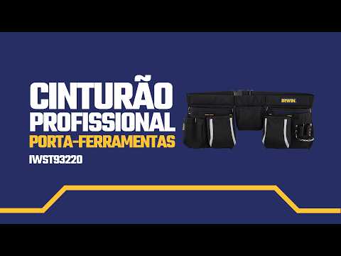 CINTURÃO PROFISSIONAL PORTA-FERRAMENTAS IWST93220 - IRWIN