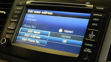 2012 CR-V -- Using Navigation: Setting your home address