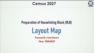 How to Prepare HLB Layout Map- Census 2027