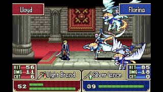 Florina One-Shots The Crit-Nullifying Lloyd | Fire Emblem Blazing Blade