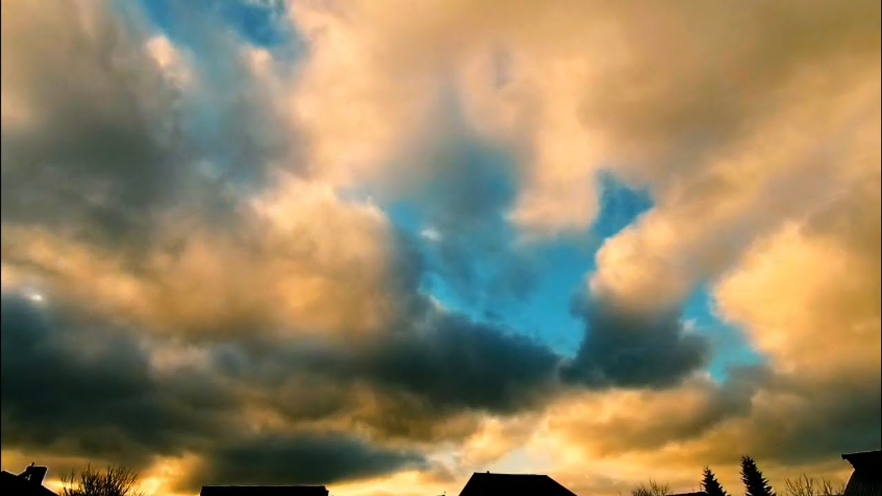 Sunset Sky Video Background Time Lapse hd