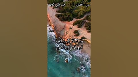 سورة الشعراء بصوت عبيد زكى الكردى تلاوه عذبه🎧 تلاوة يريح القلب ❤ #لايك #حب #القرآن #حالات #اجر