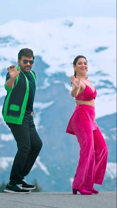 Milky Beauty Song Promo 💕 #bholaashankar #chiranjeevi #tamannaah