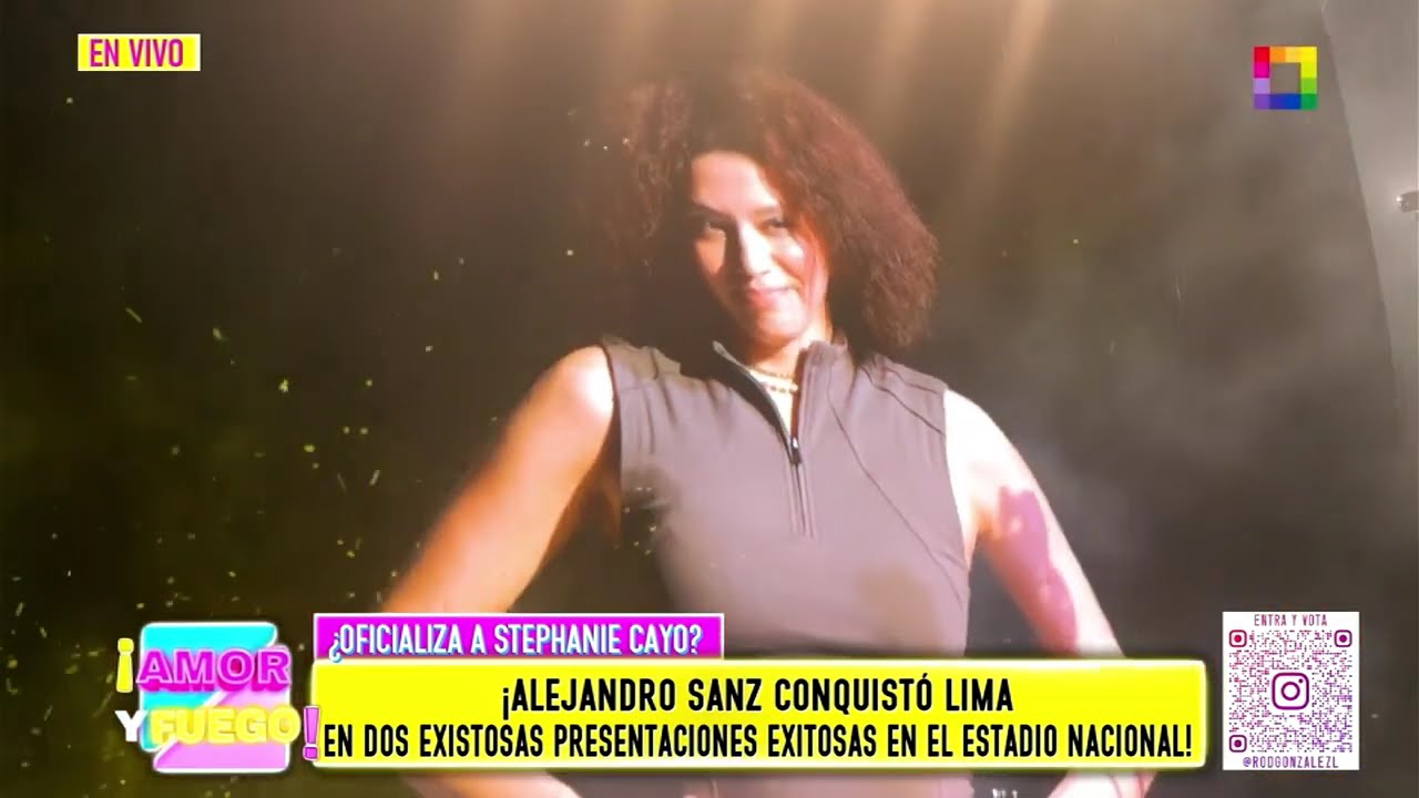 Amor y Fuego - FEB 27 - ¡ALEJANDRO SANZ CONQUISTÓ LIMA EN DOS PRESENTACIONES EXITOSAS! | Willax