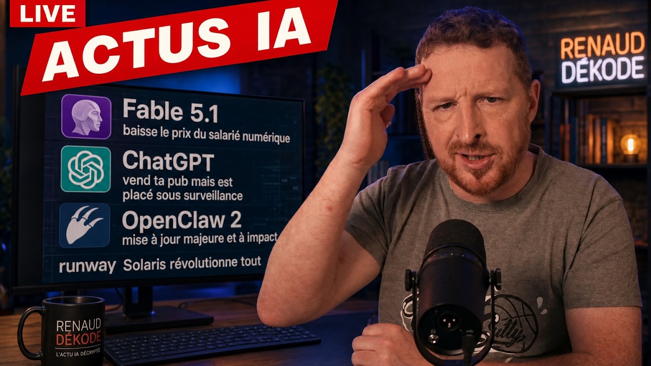 Fable 5,1, OpenClaw 2, ChatGPT et Solaris : folle rentrée ! + Le médecin et l'IA