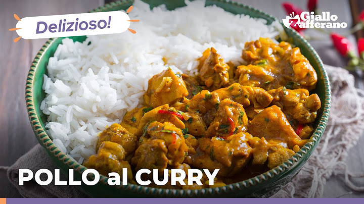 POLLO al CURRY tenero e delizioso, con riso basmati come da tradizione! 🥘🍗🌶🤤🌿