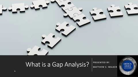 What is a Gap Analysis?