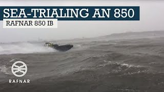 Taking A Rafnar 850 Tactical Out On A Sea-Trial In Typical North Atlantic Conditions