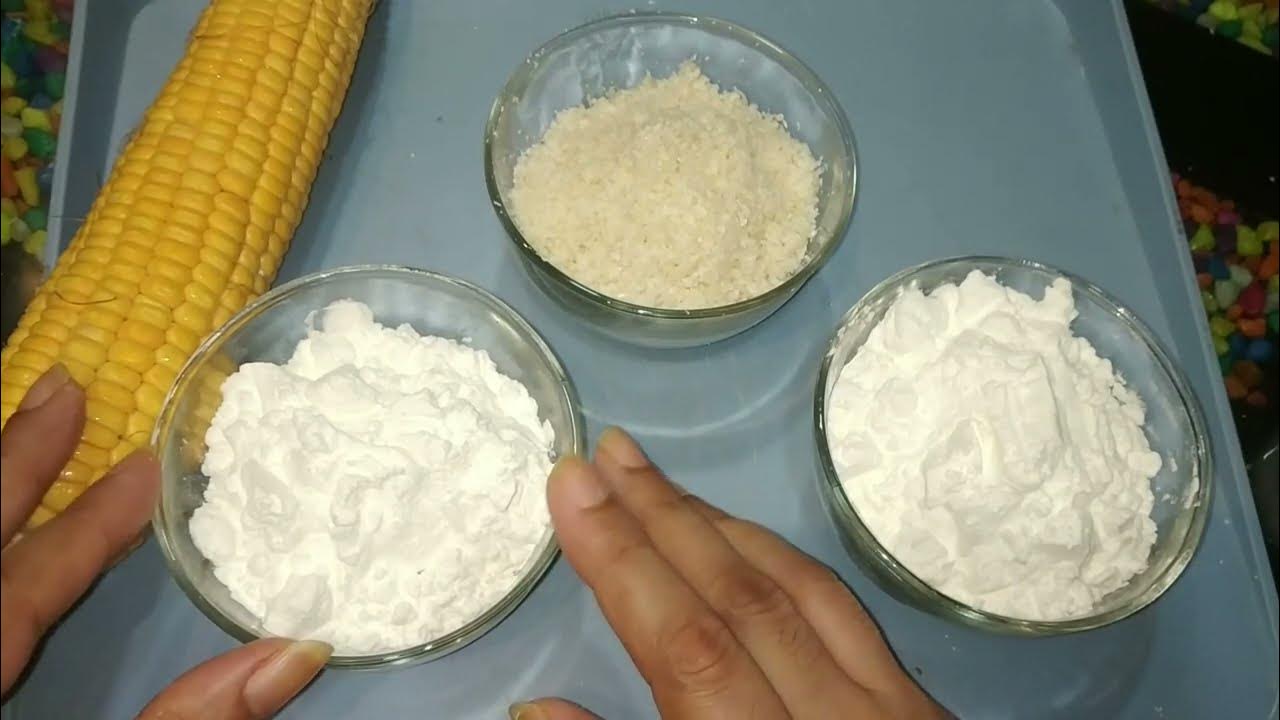 Cornflour,Corn Meal Arrowroot Powder। Difference Between Cornflour