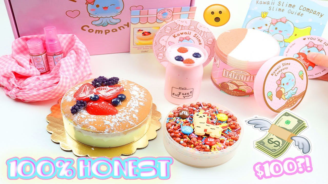 100% HONEST KAWAII SLIME COMPANY REVIEW (JAPANESE CHEESECAKE, ICE CREAM  +MORE) $100?! 