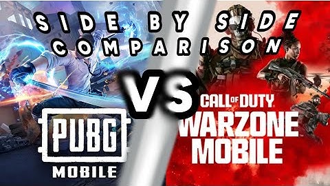 PUBG MOBILE vs COD: WARZONE MOBILE | Comparison