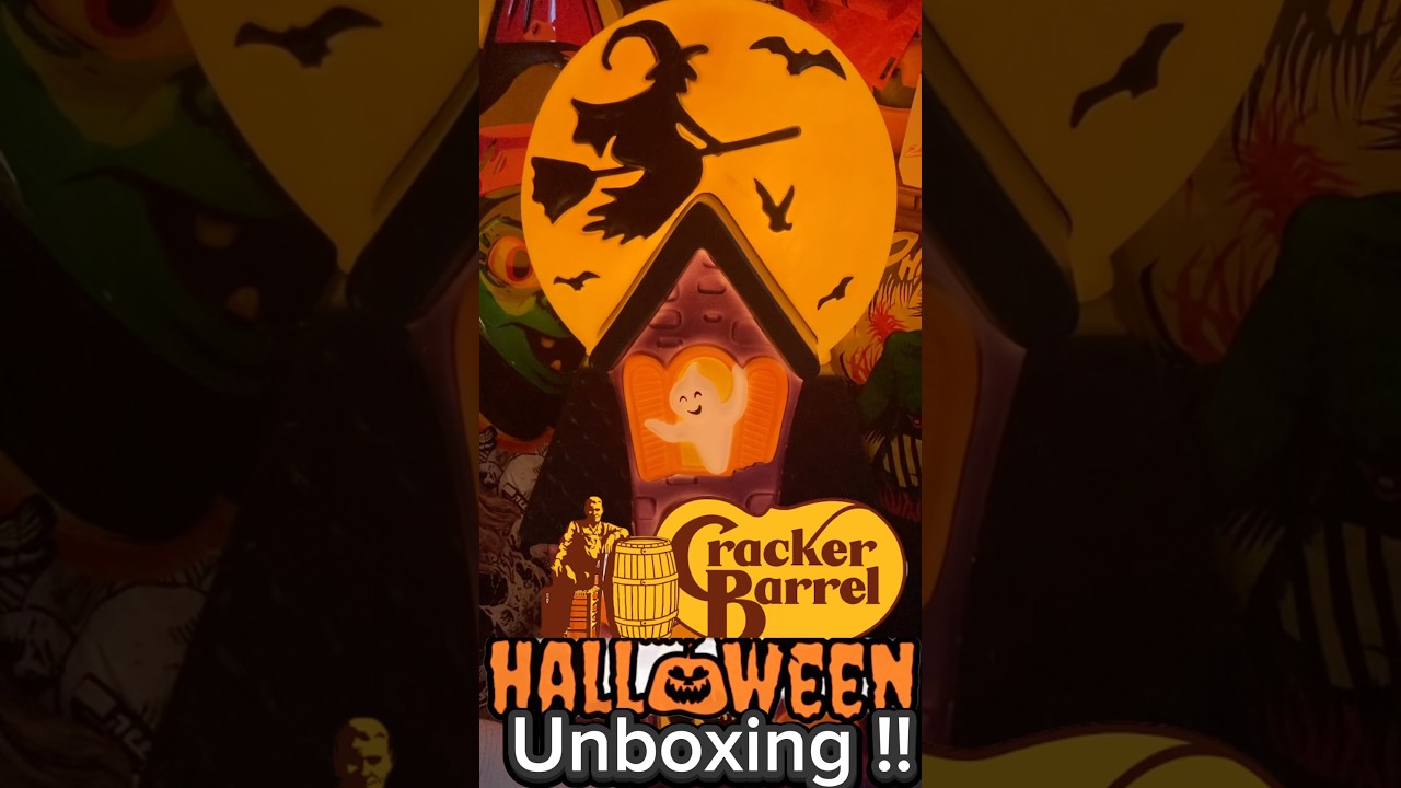 Cracker Barrel Halloween 🎃 2026 Haunted House Blow Mold Unboxing ! #codeorange #halloween #shorts