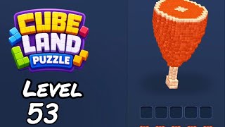 Cube Land Puzzle Level 53 Walkthrough
