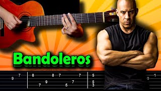 Bandoleros Guitar Tabs | Don Omar | Fast & Furious Resimi